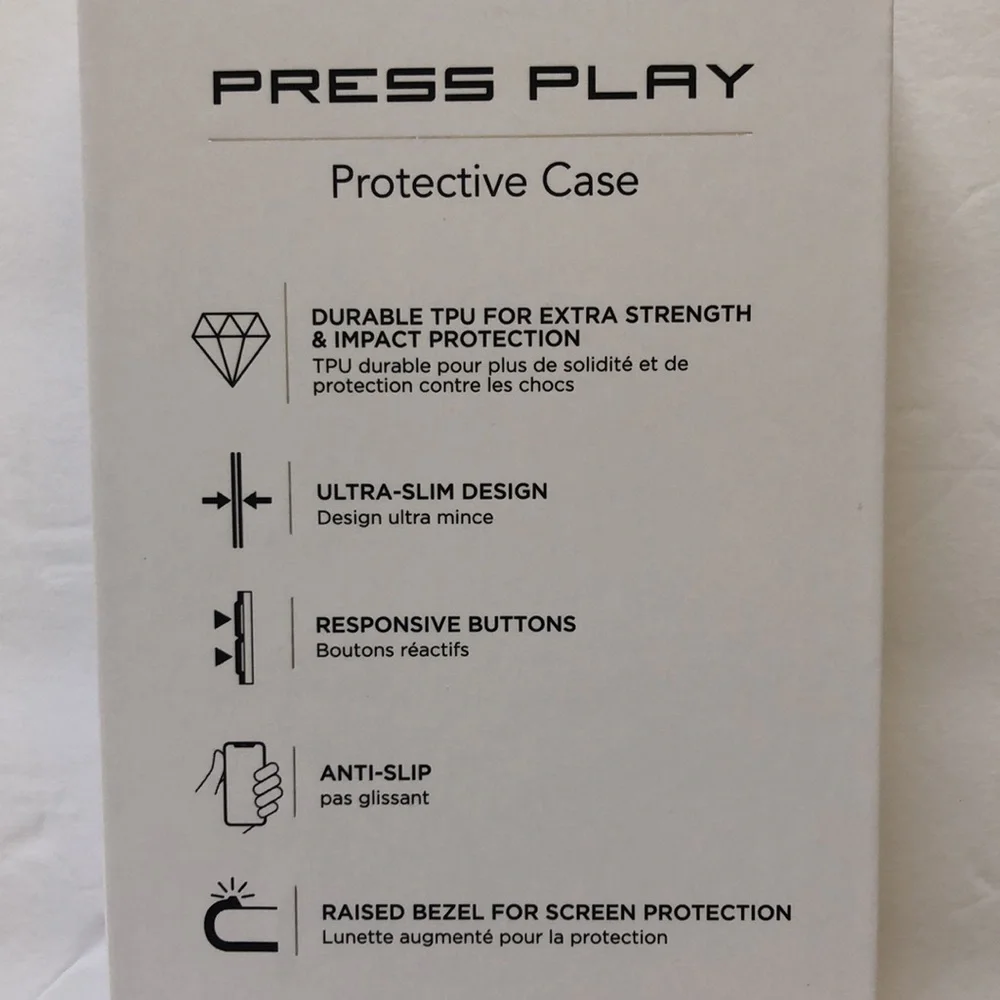 IPHONE CASE / PRESS PLAY PROTECTIVE CASE